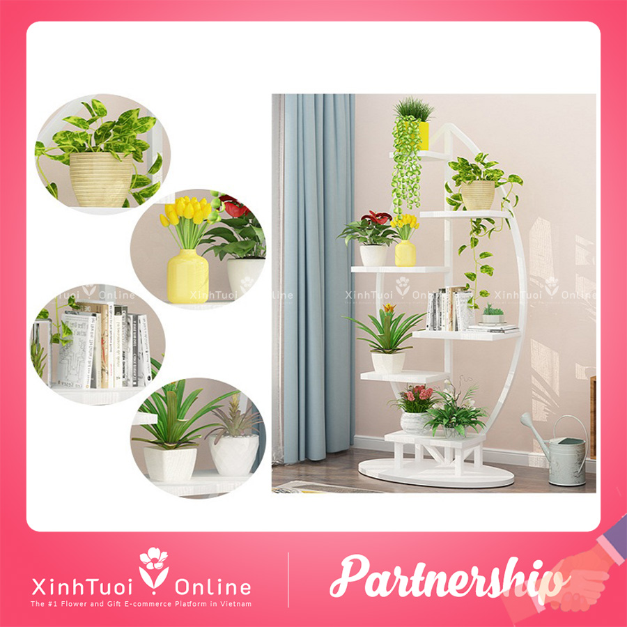 Kệ cây xanh trang trí nội thất