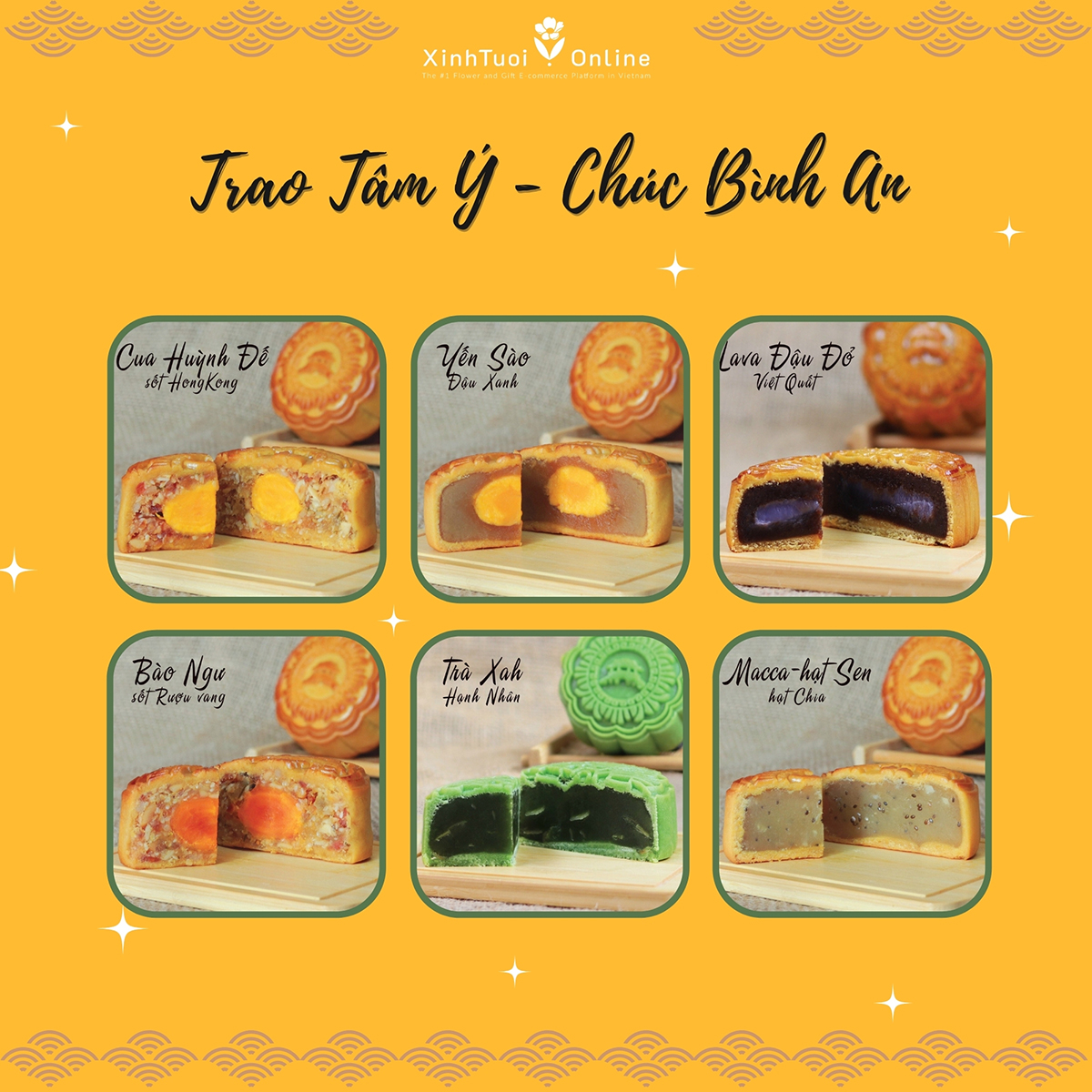 Bánh trung thu Xinh Tươi Online
