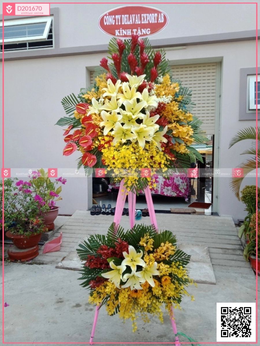 Hoa khai trương 