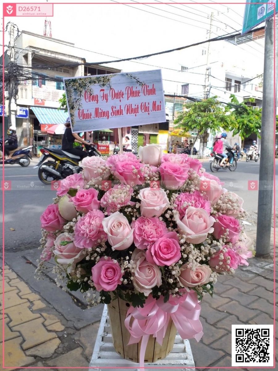 Hoa sinh nhật đẹp giá rẻ ở Tiền Giang