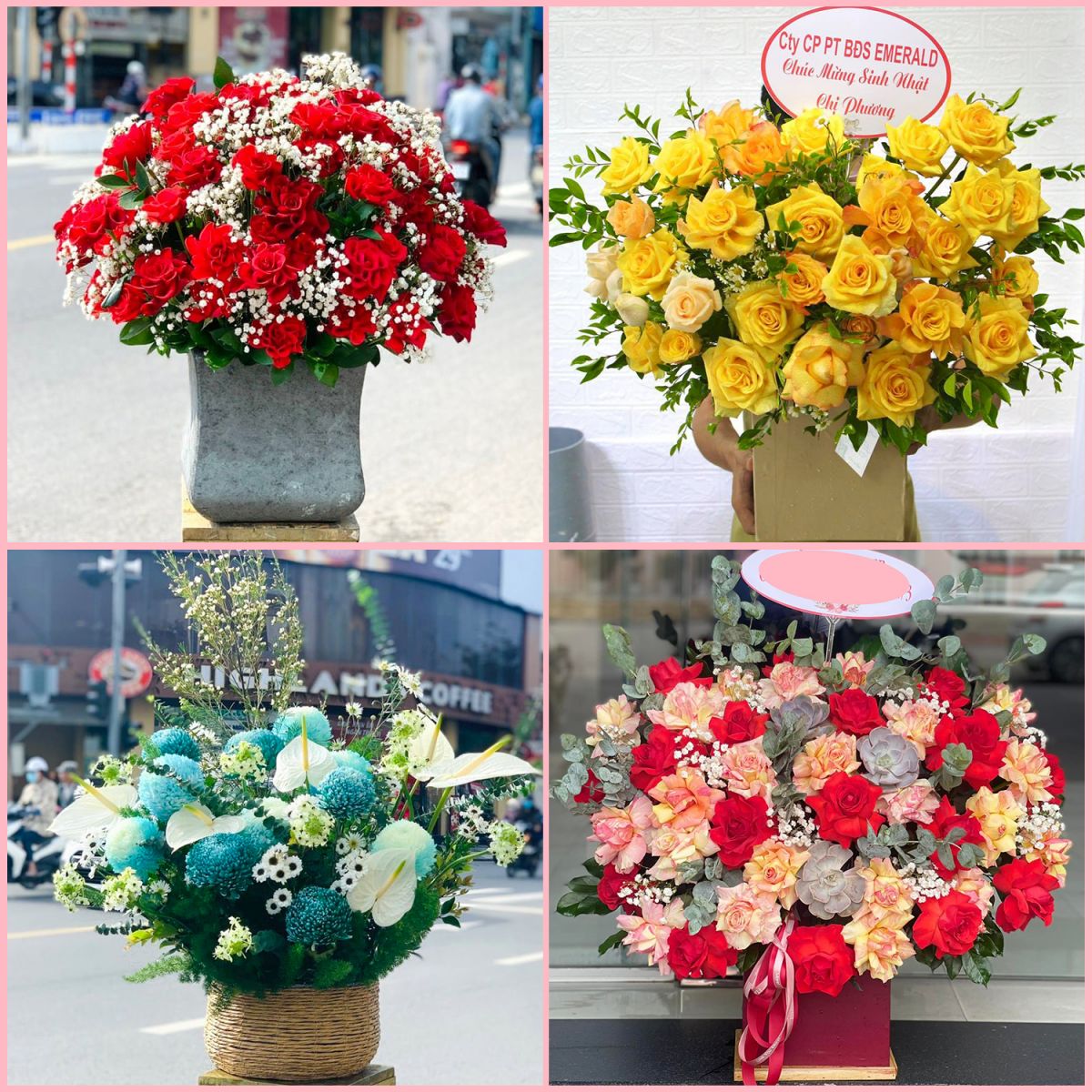 Tổng hợp mẫu hoa sinh nhật đẹp nhất Đà Nẵng